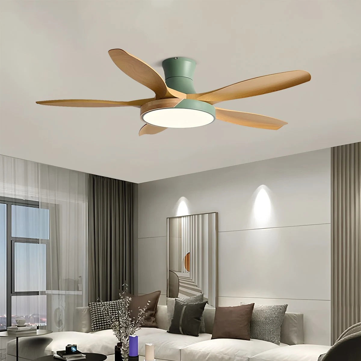Antizer Nordic 5-Blade LED Ceiling Fan Light