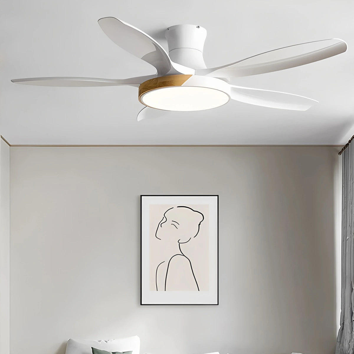 Antizer Nordic 5-Blade LED Ceiling Fan Light