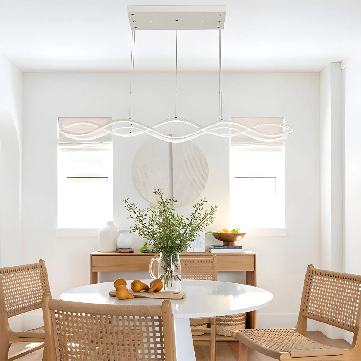 Antizer Nordic Minimalist Wave Long Pendant Light