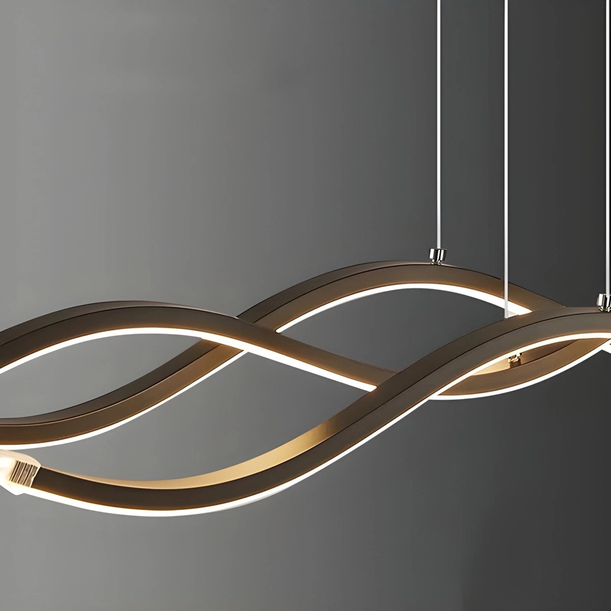 Antizer Nordic Minimalist Wave Long Pendant Light