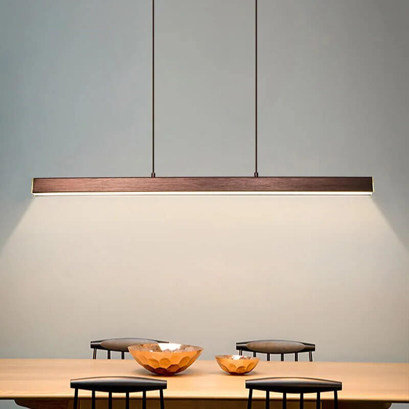 Antizer Nordic LED Linear Pendant Light for Kitchen Island