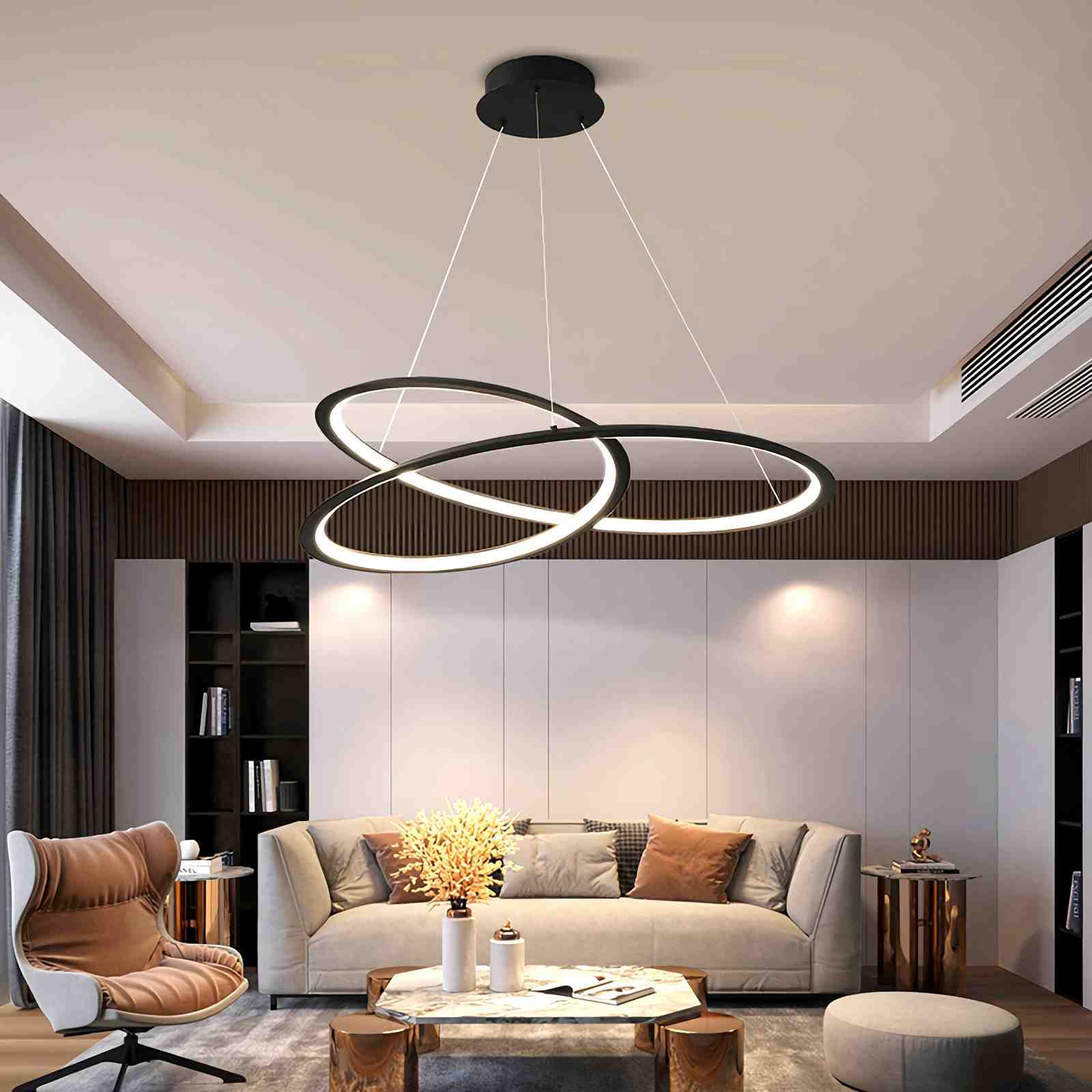 Nordic Ring Personality Chandelier