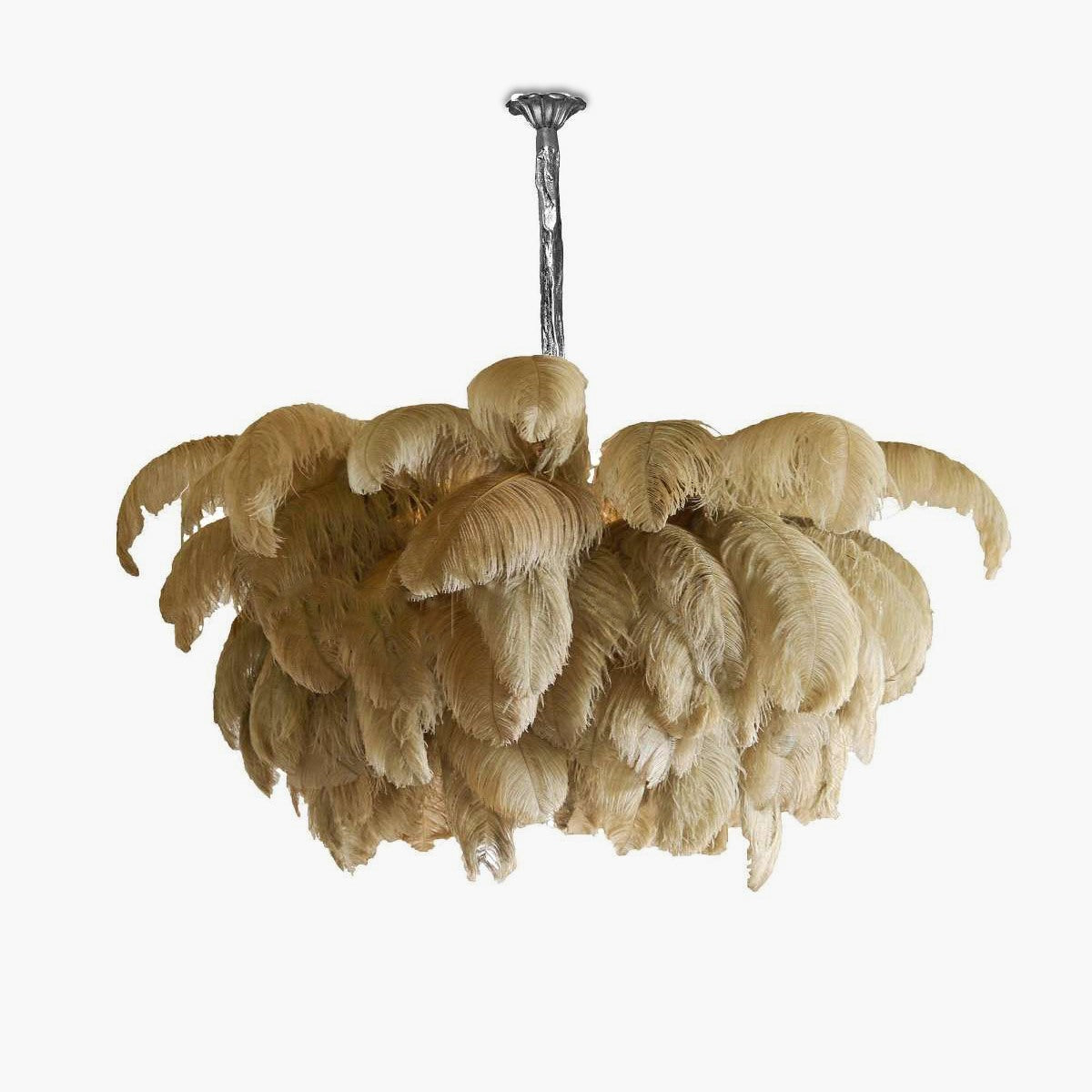 Ostrich Feather Chandelier