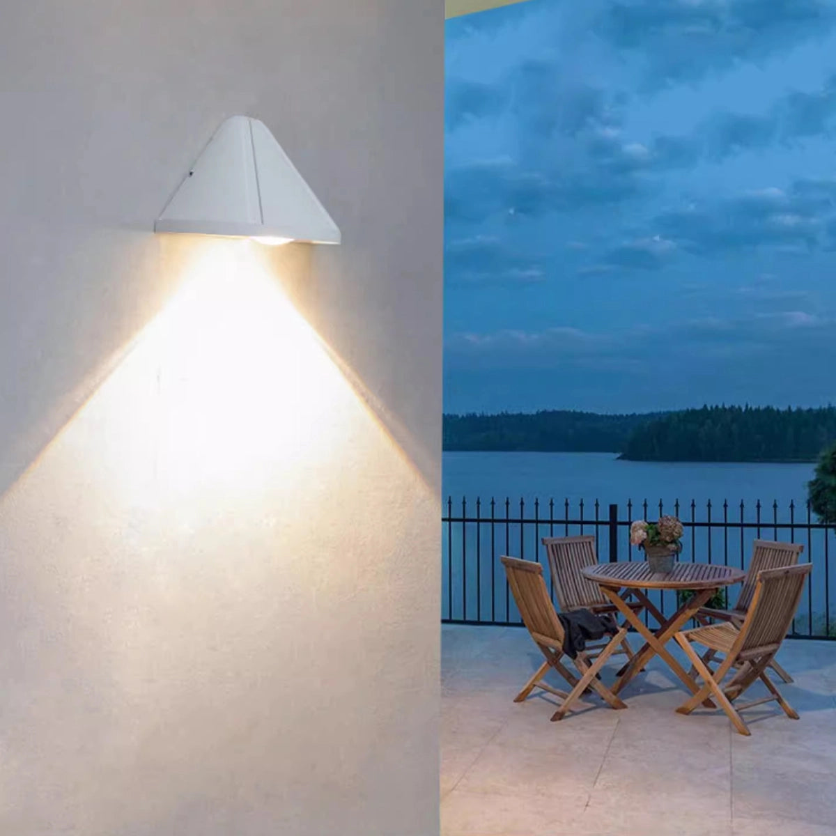 Antizer Outdoor Waterproof Cone Wall Light