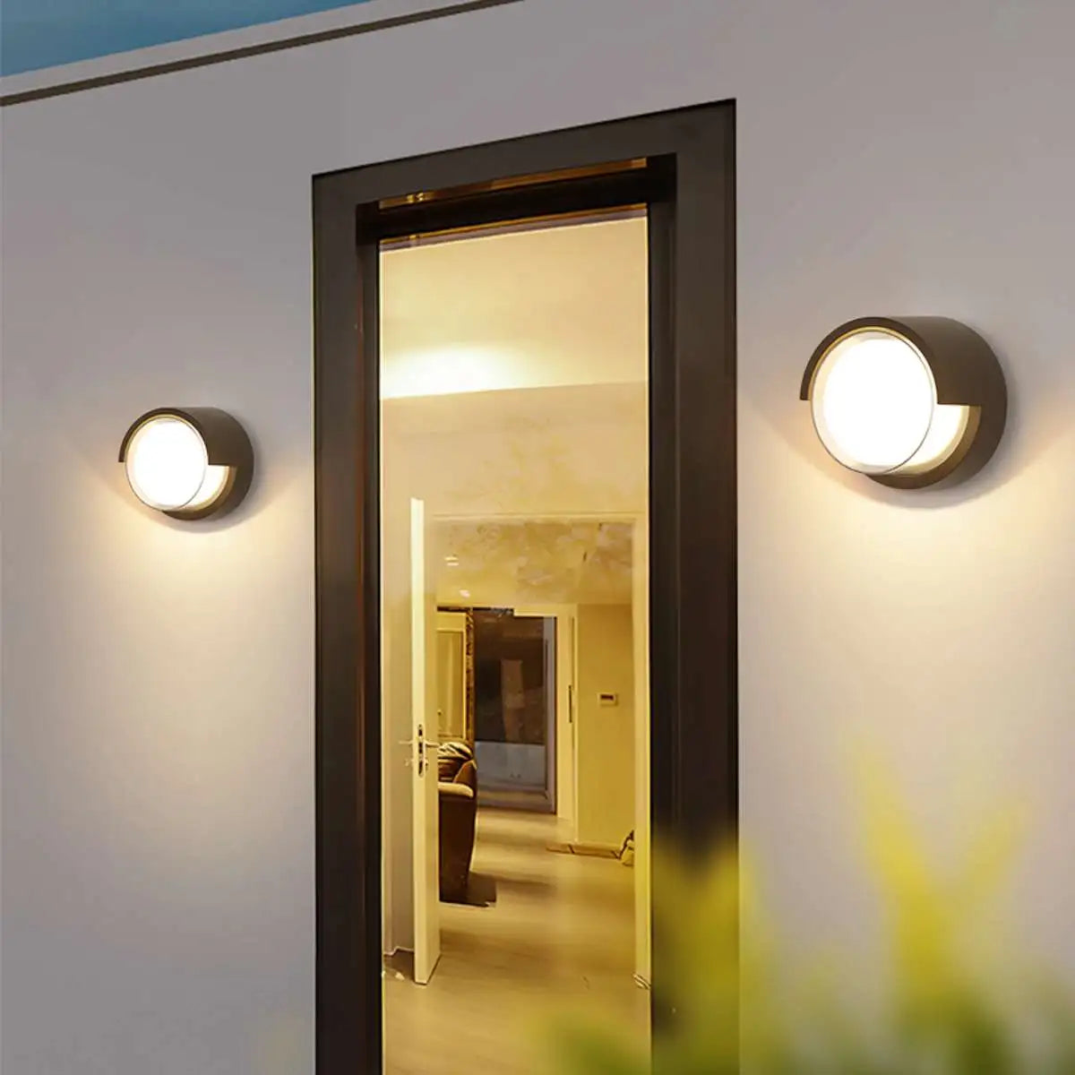 Double-Layer PC Protective Outdoor Wall Light