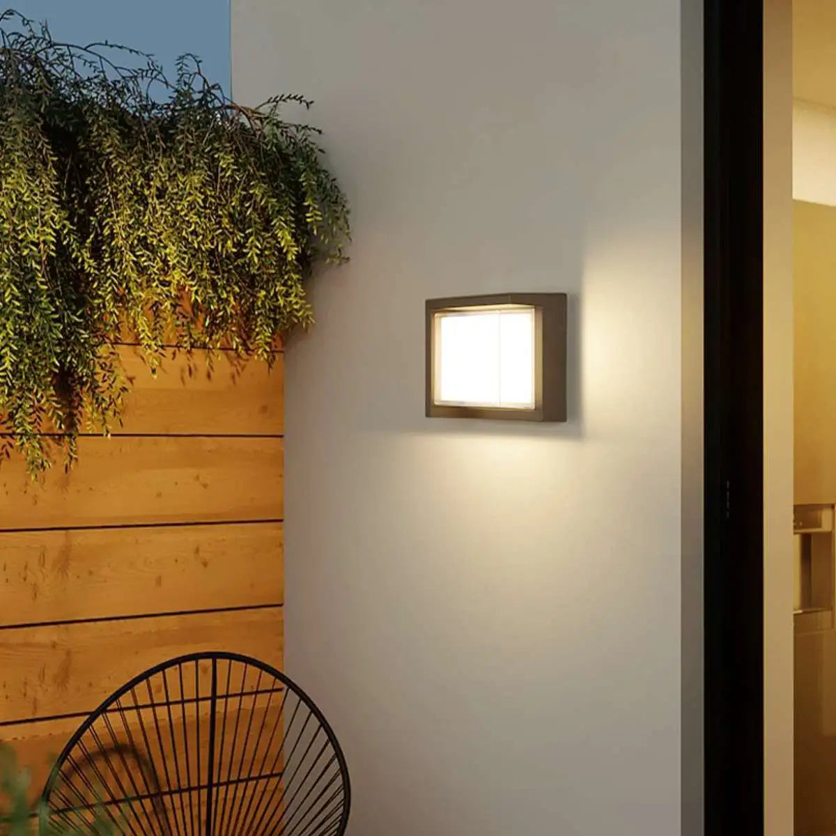 Double-Layer PC Protective Outdoor Wall Light