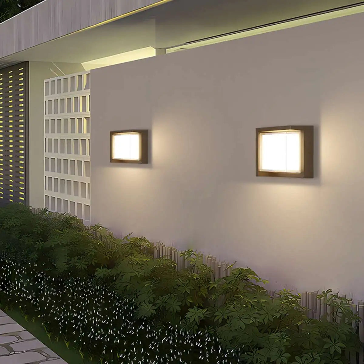 Double-Layer PC Protective Outdoor Wall Light