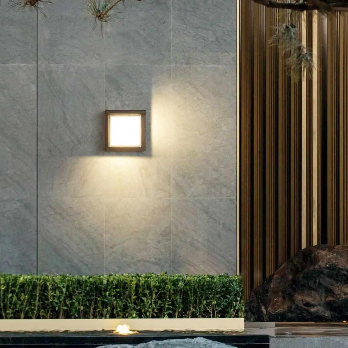 Double-Layer PC Protective Outdoor Wall Light