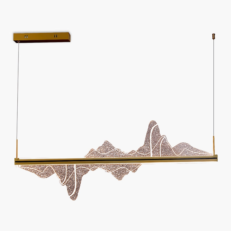 Nordic Light Luxury Snow Mountain Chandelier