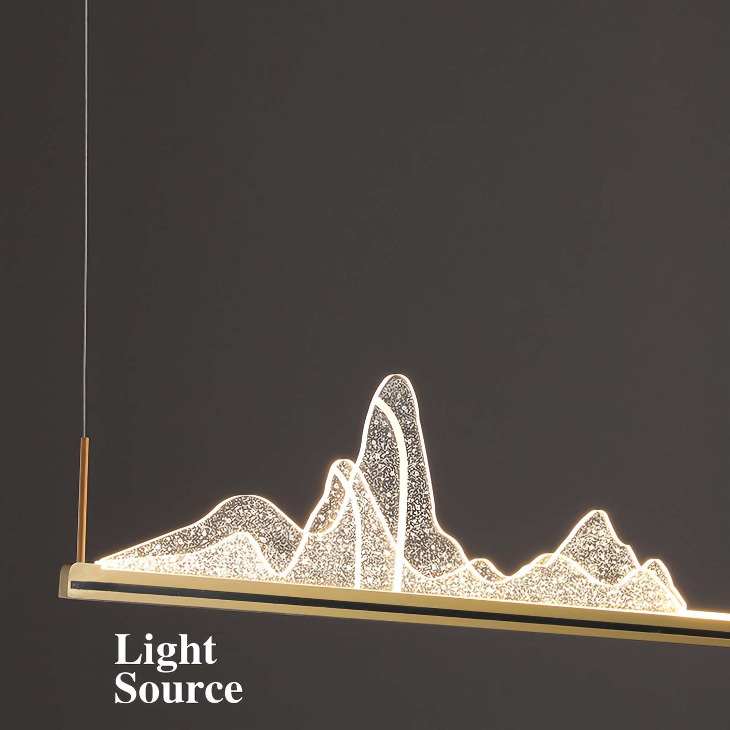 Antizer Nordic Light Luxury Snow Mountain Chandelier