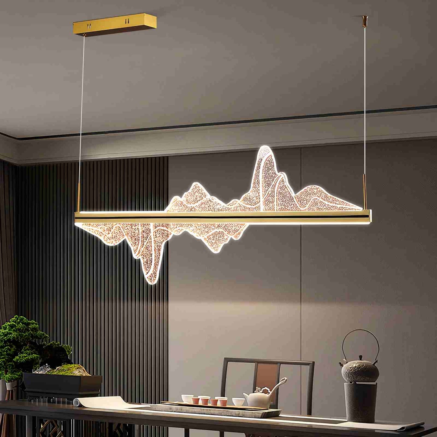 Antizer Nordic Light Luxury Snow Mountain Chandelier