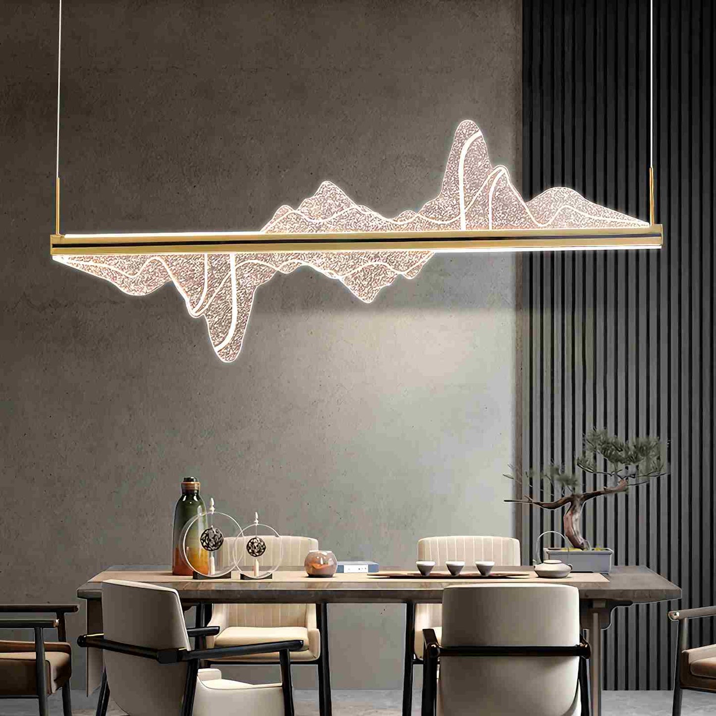 Antizer Nordic Light Luxury Snow Mountain Chandelier