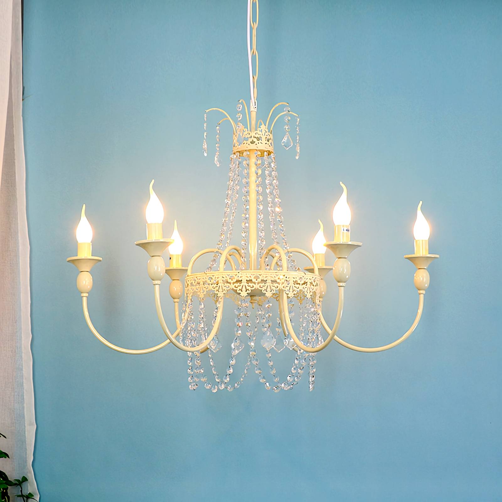 French Candle Crystal Chandelier