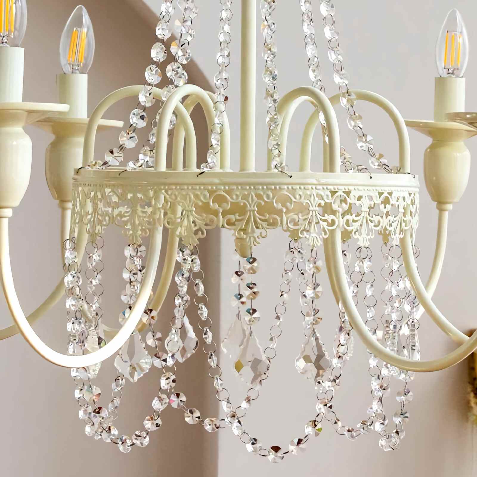 French Candle Crystal Chandelier