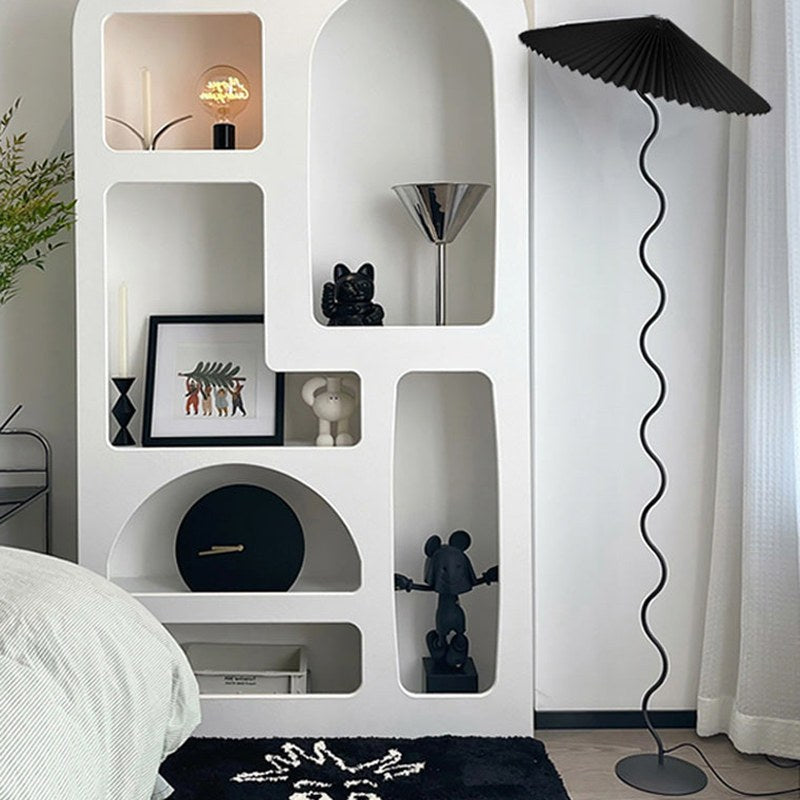 Pleated Squiggle Floor & Table Lamp