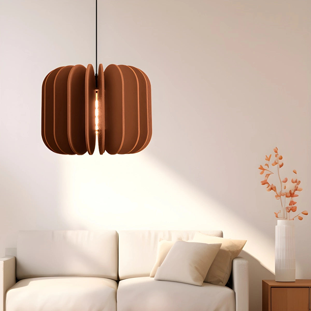 Antizer Pumpkin Slice Acoustic Pendant Light