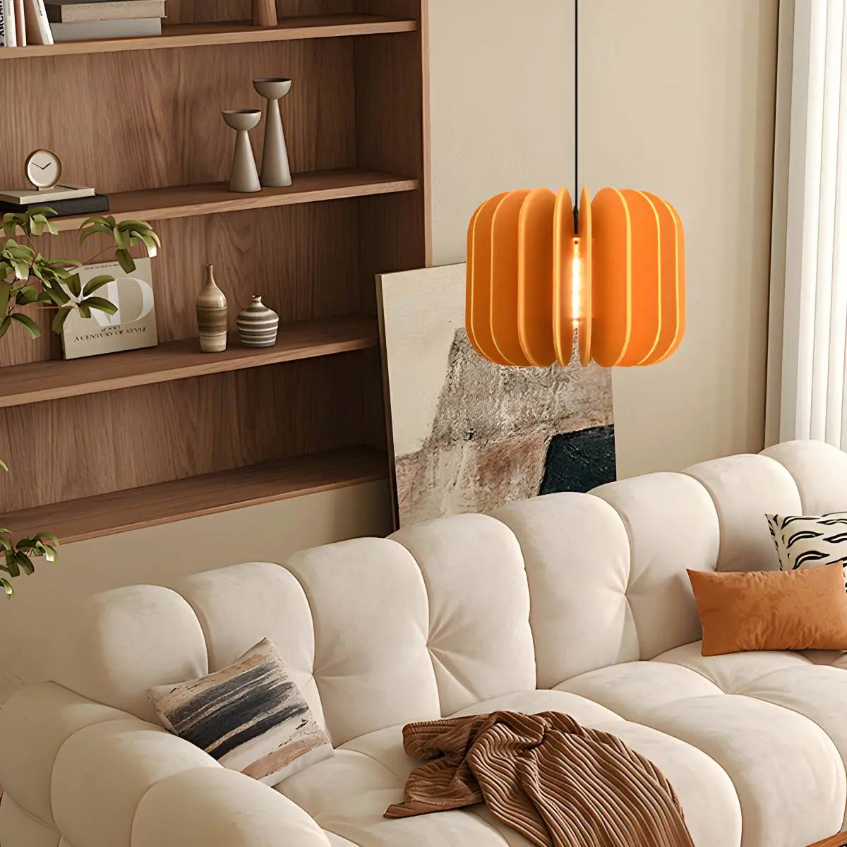 Antizer Pumpkin Slice Acoustic Pendant Light