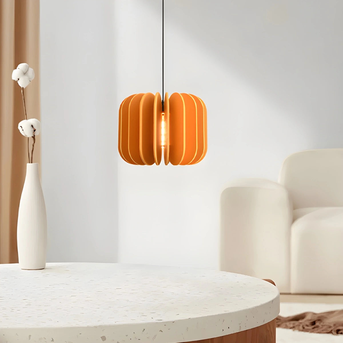 Antizer Pumpkin Slice Acoustic Pendant Light