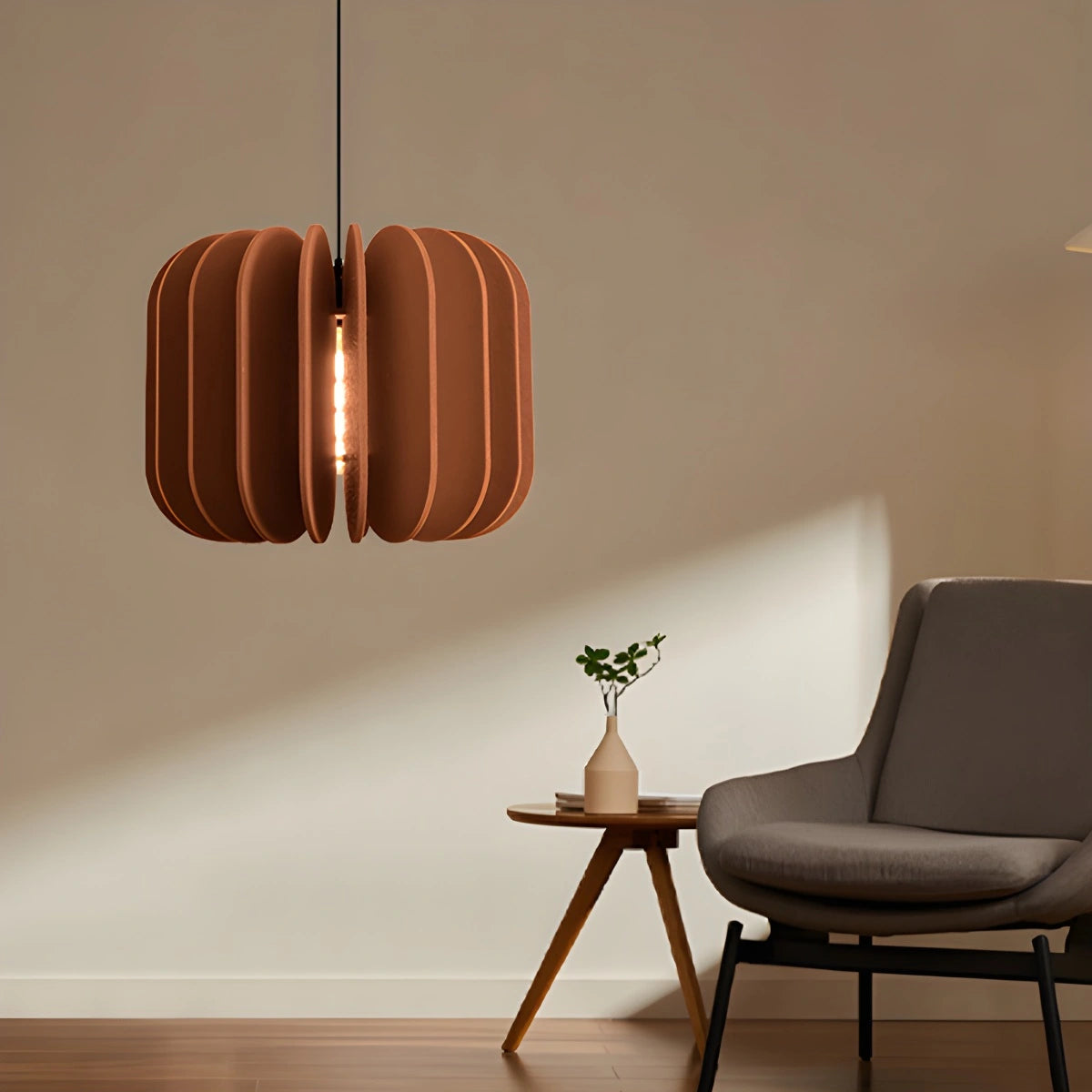 Antizer Pumpkin Slice Acoustic Pendant Light