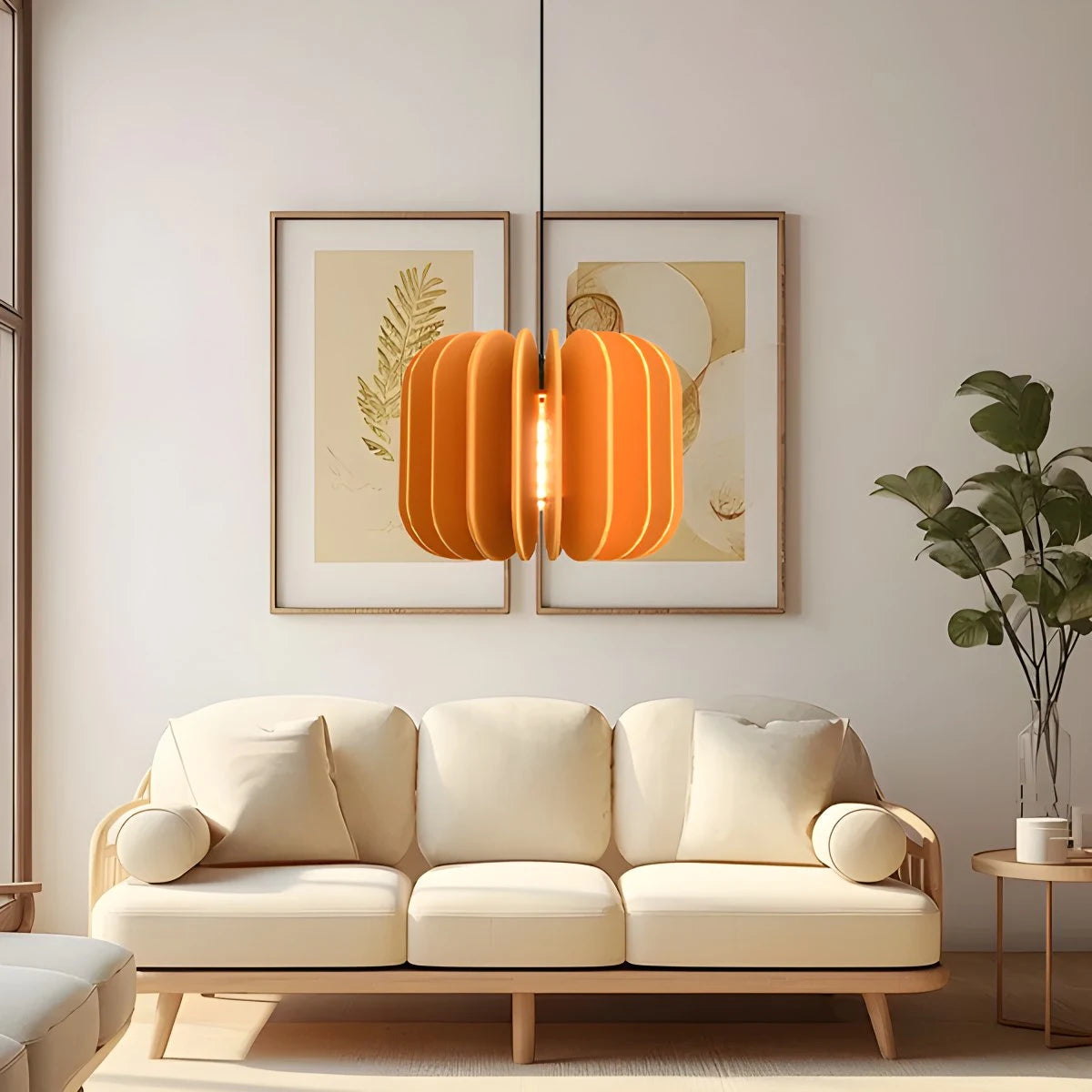 Antizer Pumpkin Slice Acoustic Pendant Light