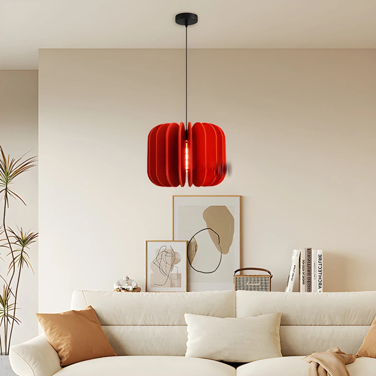 Antizer Pumpkin Slice Acoustic Pendant Light