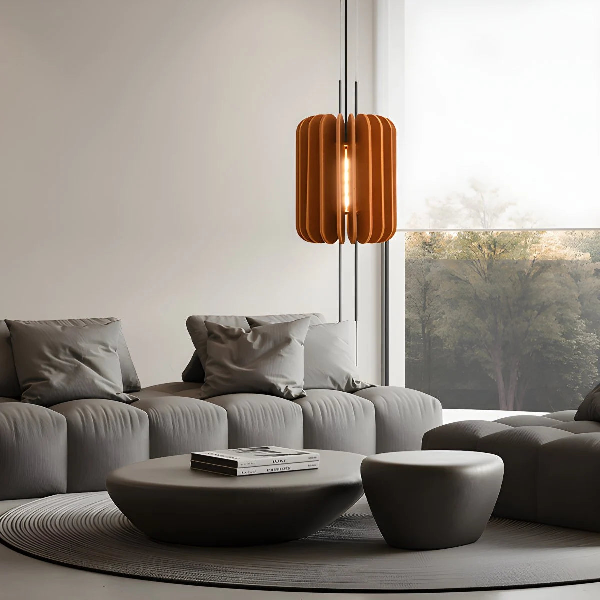 Antizer Pumpkin Slice Acoustic Pendant Light