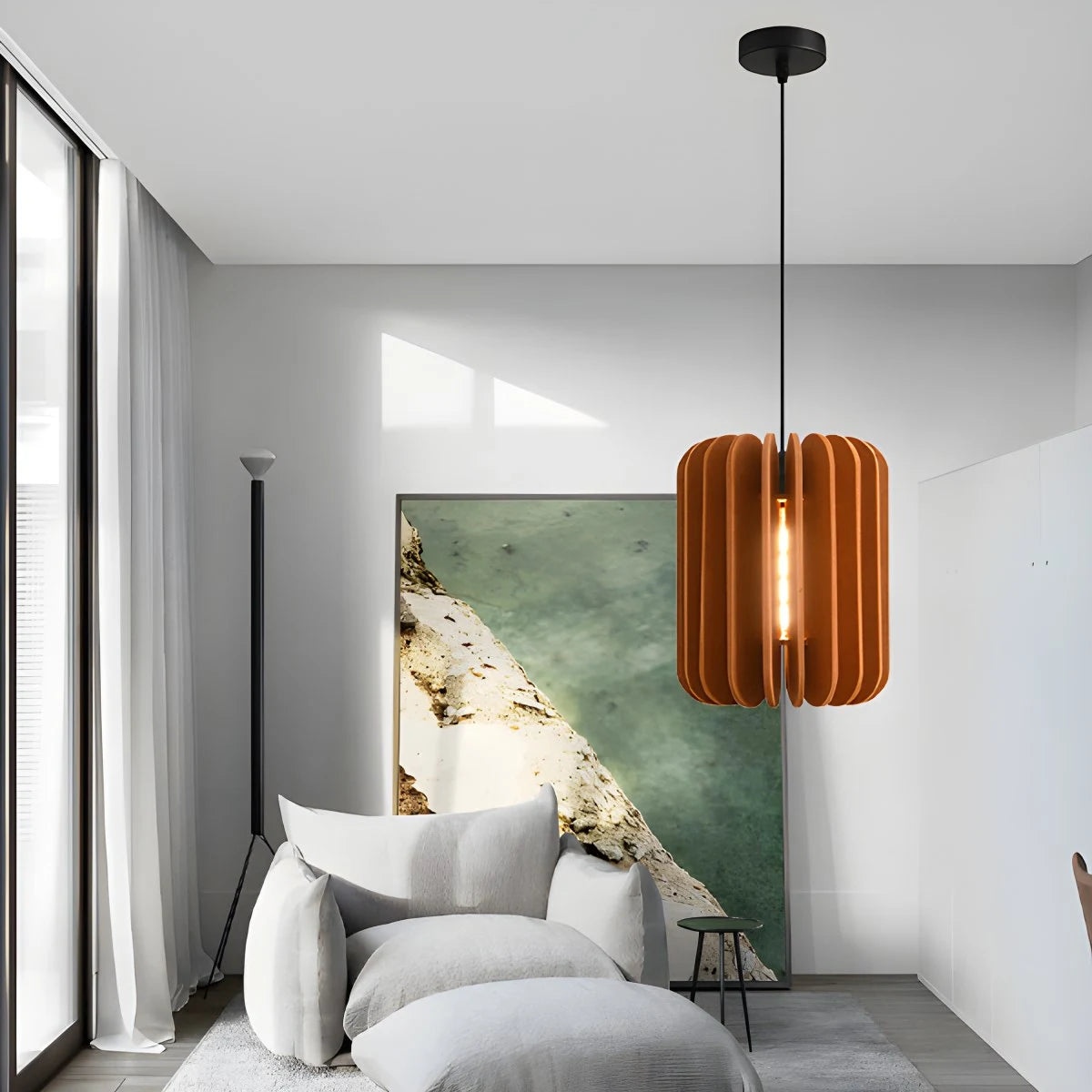 Antizer Pumpkin Slice Acoustic Pendant Light