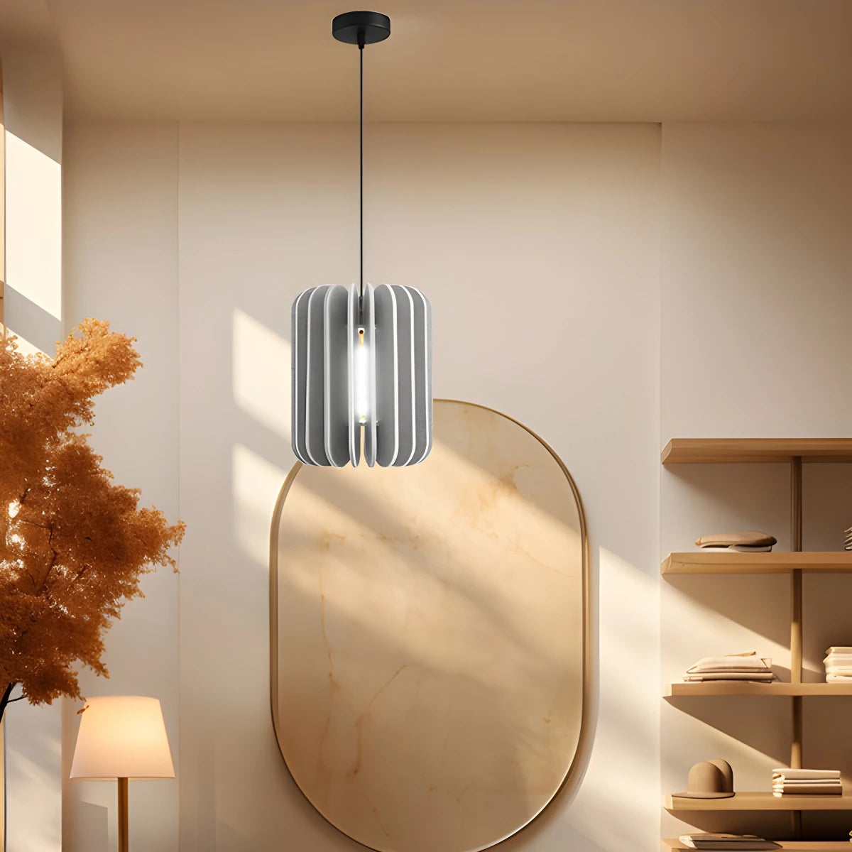 Antizer Pumpkin Slice Acoustic Pendant Light