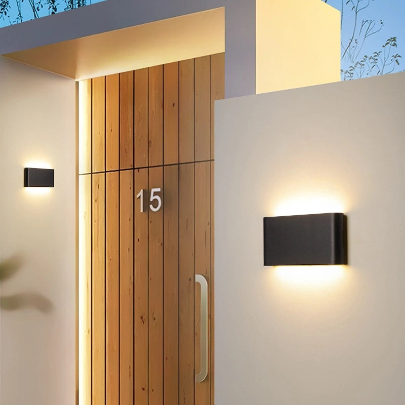 Rectangular Outdoor Waterproof Wall Light