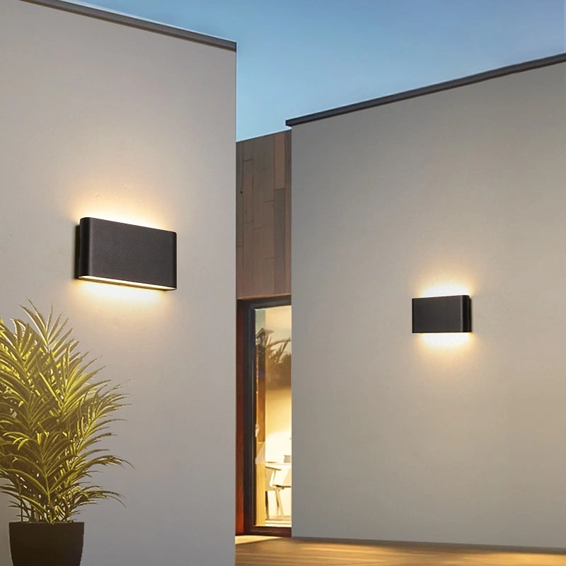 Rectangular Outdoor Waterproof Wall Light