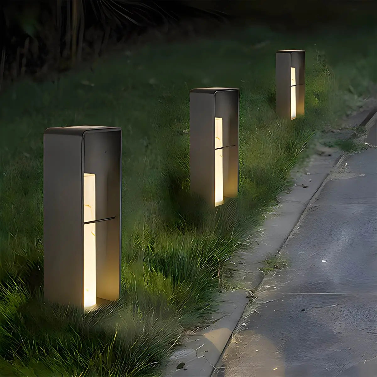 Antizer Rectangular Lawn Outdoor Lamp for Gardens