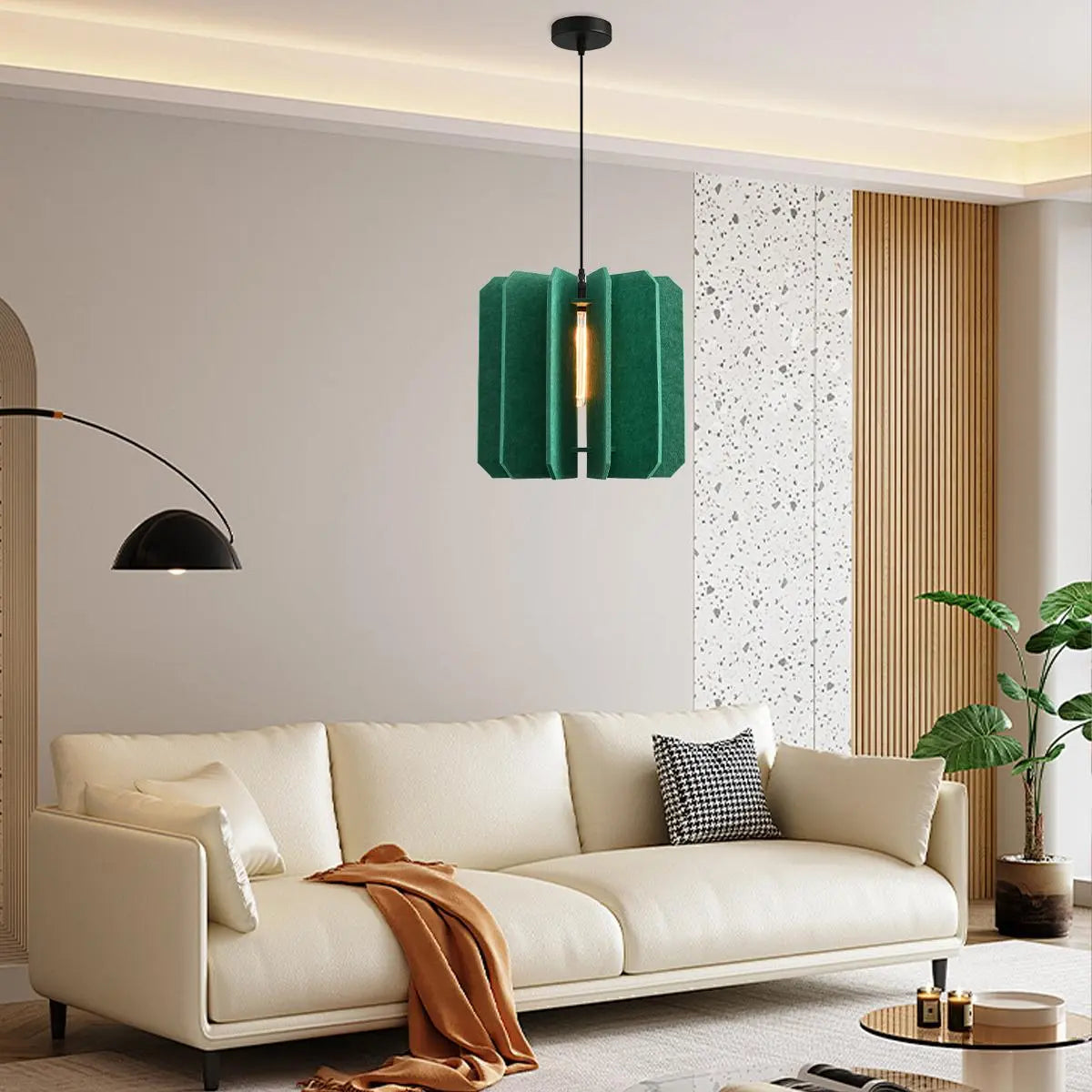 Antizer Rectangular Piece Acoustic Pendant Light