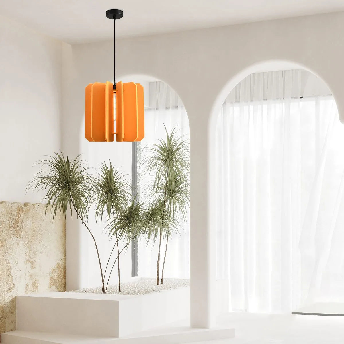 Antizer Rectangular Piece Acoustic Pendant Light