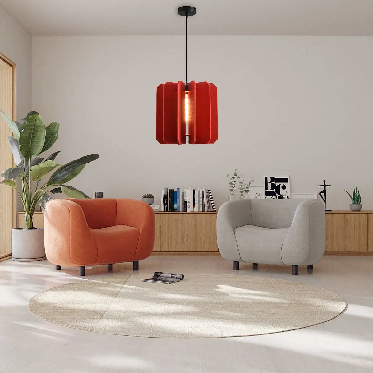 Antizer Rectangular Piece Acoustic Pendant Light