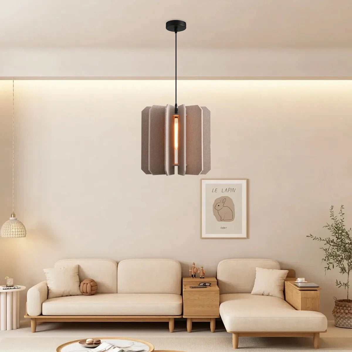 Antizer Rectangular Piece Acoustic Pendant Light