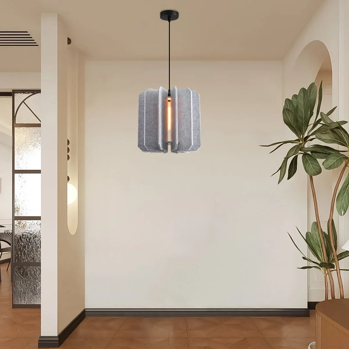 Antizer Rectangular Piece Acoustic Pendant Light