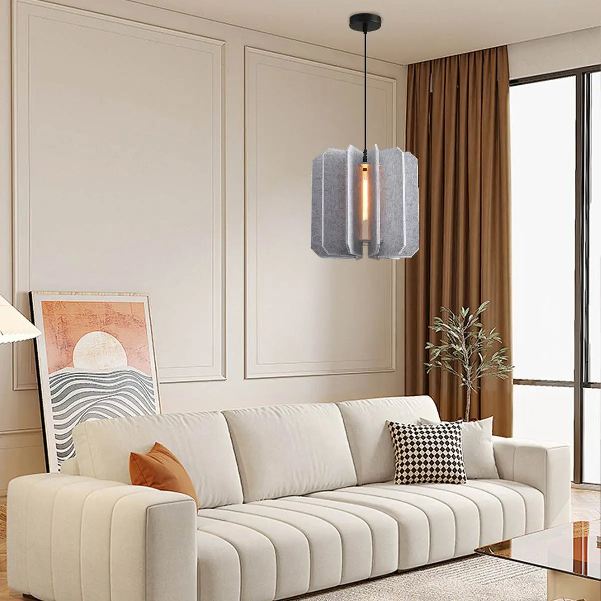 Antizer Rectangular Piece Acoustic Pendant Light