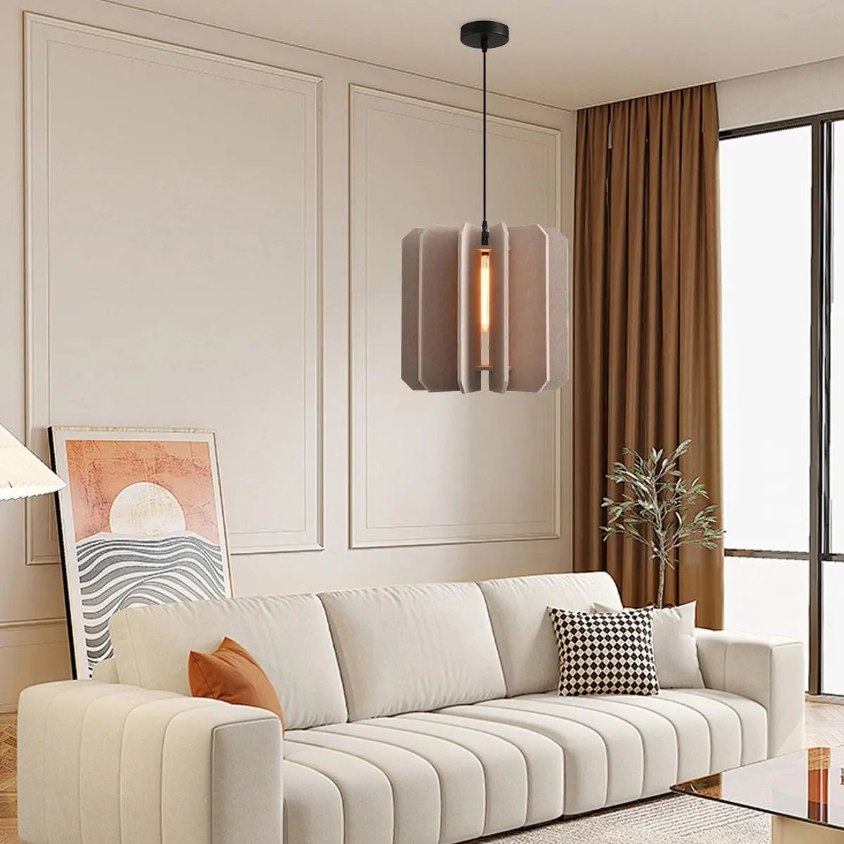 Antizer Rectangular Piece Acoustic Pendant Light