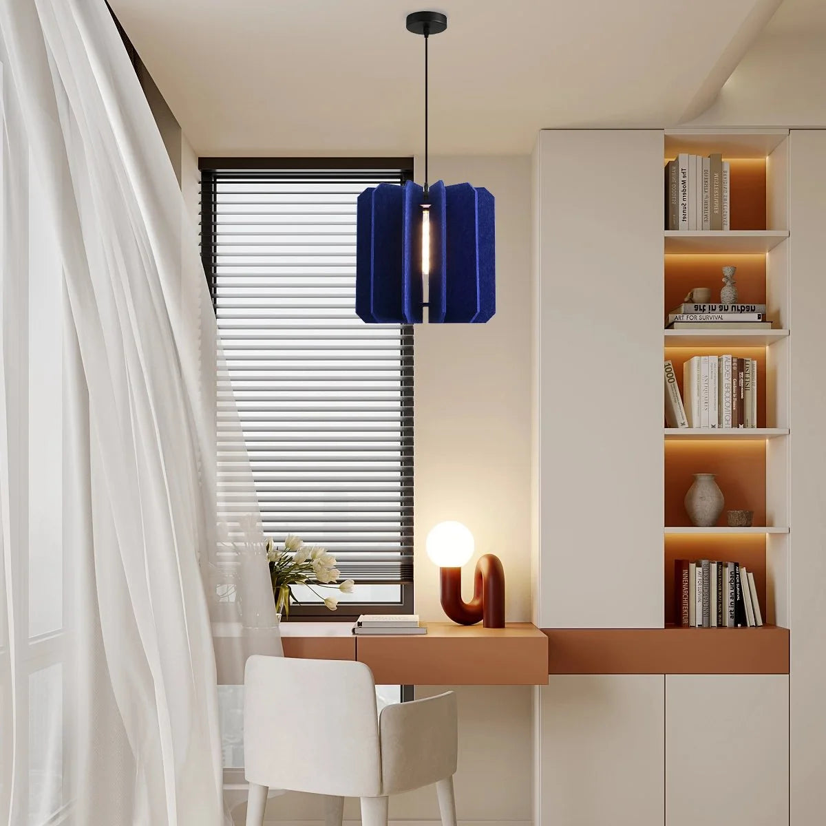 Antizer Rectangular Piece Acoustic Pendant Light