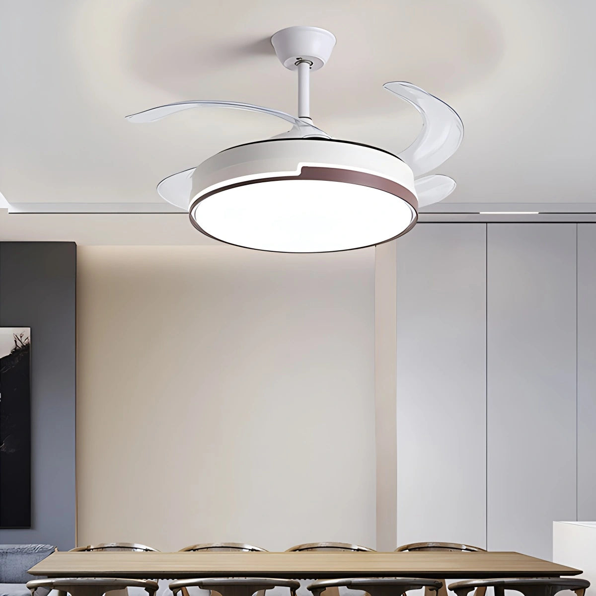 Antizer Remote Minimalist Hugger Ceiling Fan