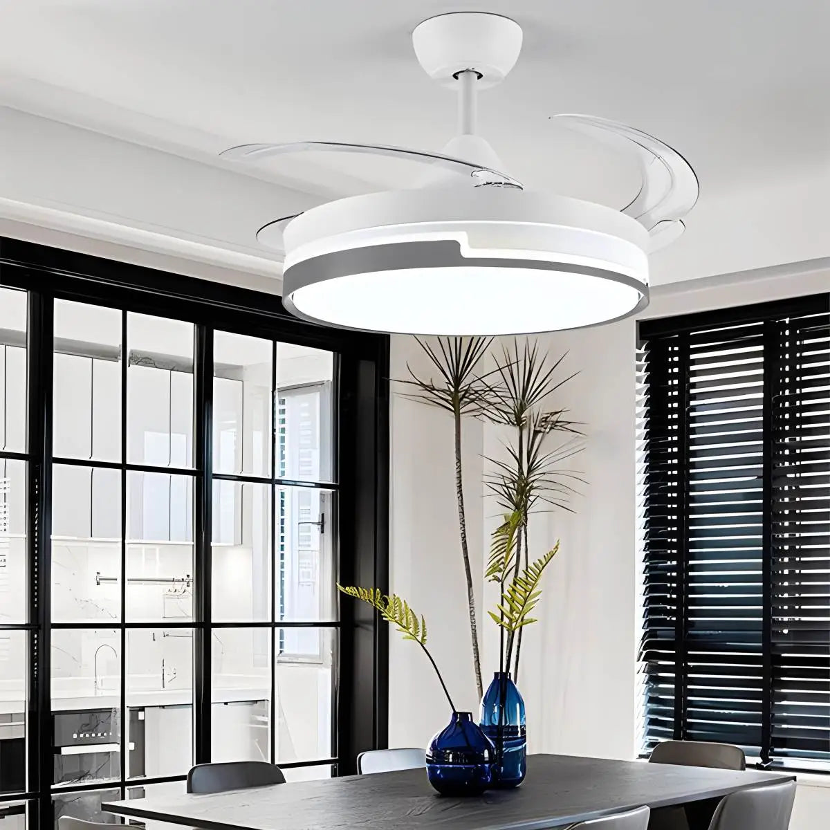 Antizer Remote Minimalist Hugger Ceiling Fan