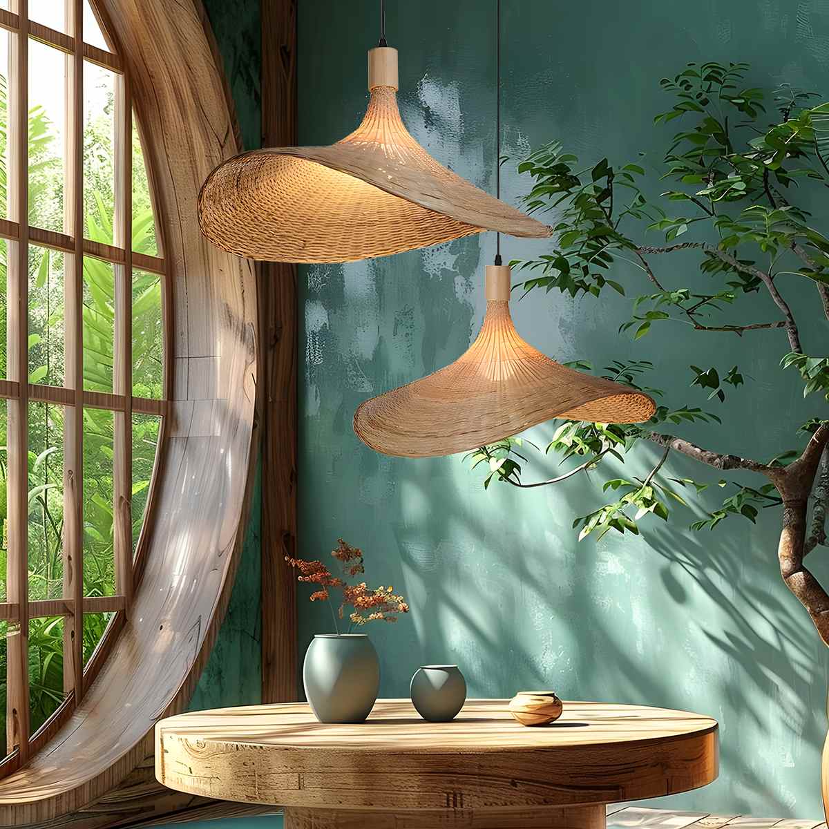 Ren Bamboo Pendant Lamp