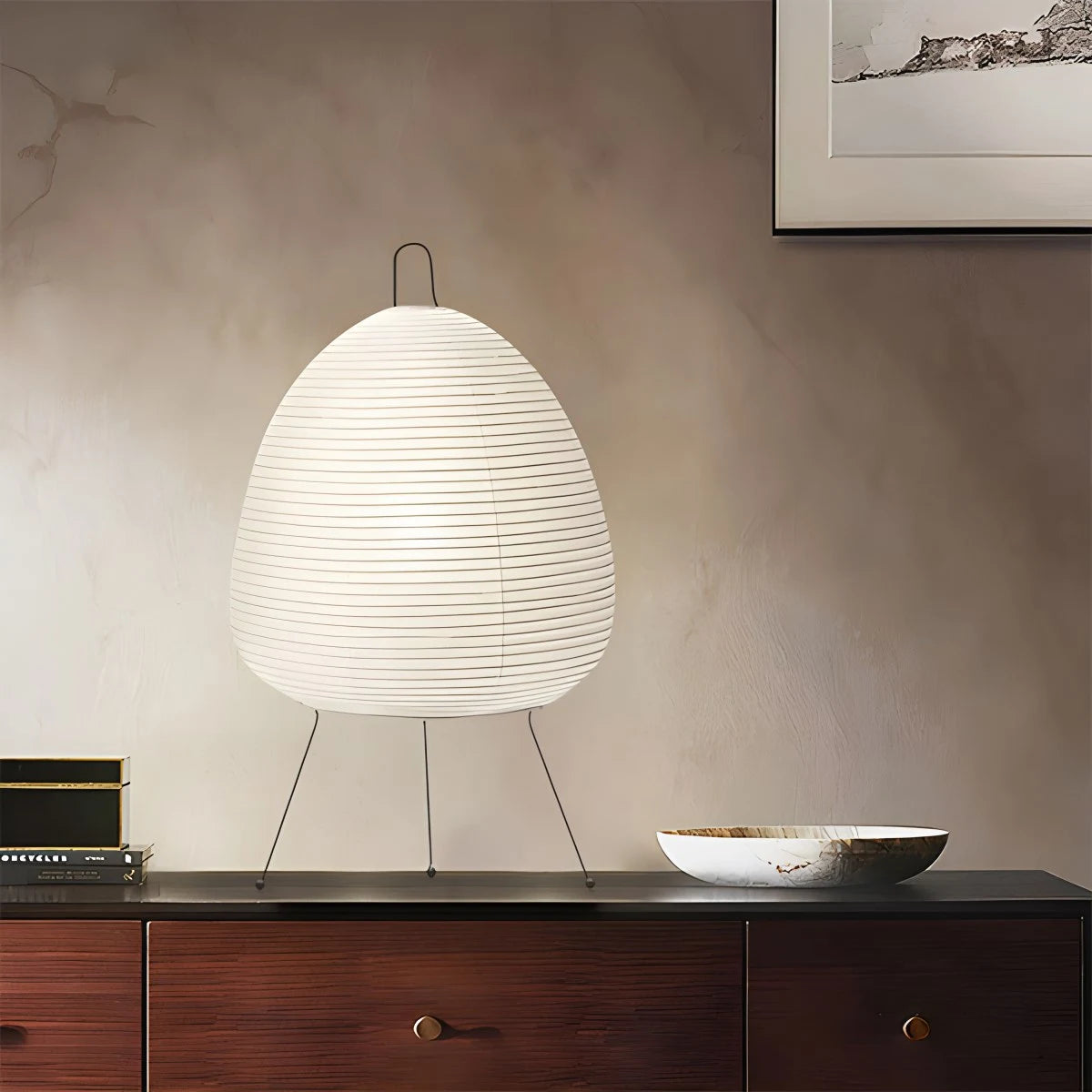 Antizer Rice Paper Art Floor & Table Lamp