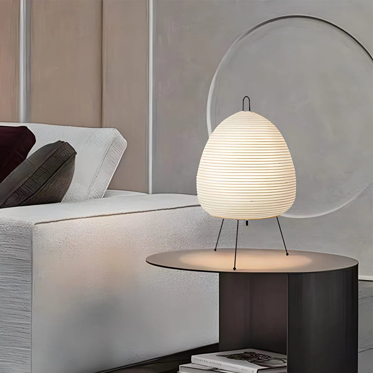 Antizer Rice Paper Art Floor & Table Lamp