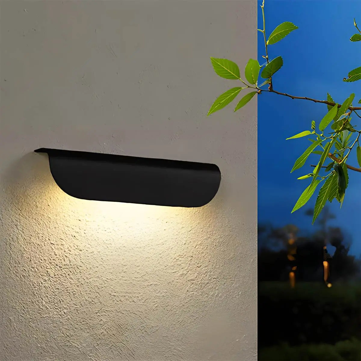 Curled Leaf Outdoor Wall Light