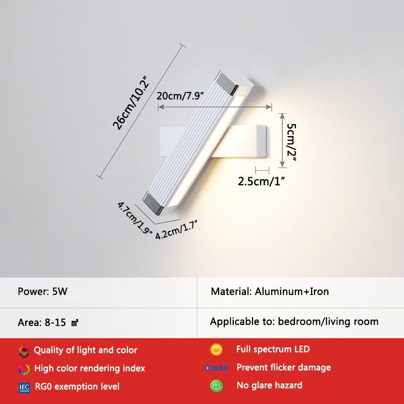 Antizer Rotatable Roman Column Wall Lamp