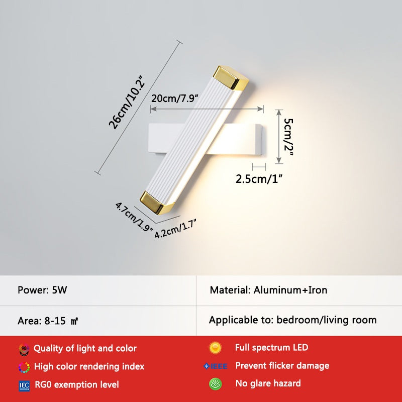 Antizer Rotatable Roman Column Wall Lamp