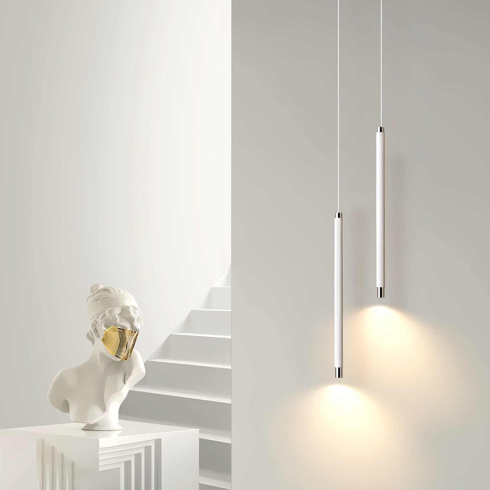 Adjustable Long Roman Column Pendant Light