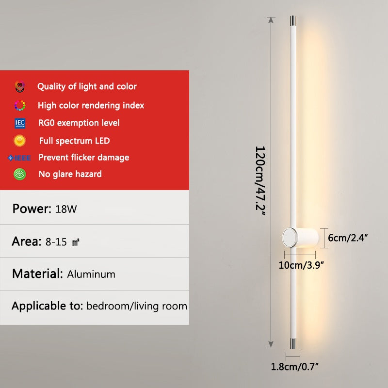 Long Roman Column Wall Lamp