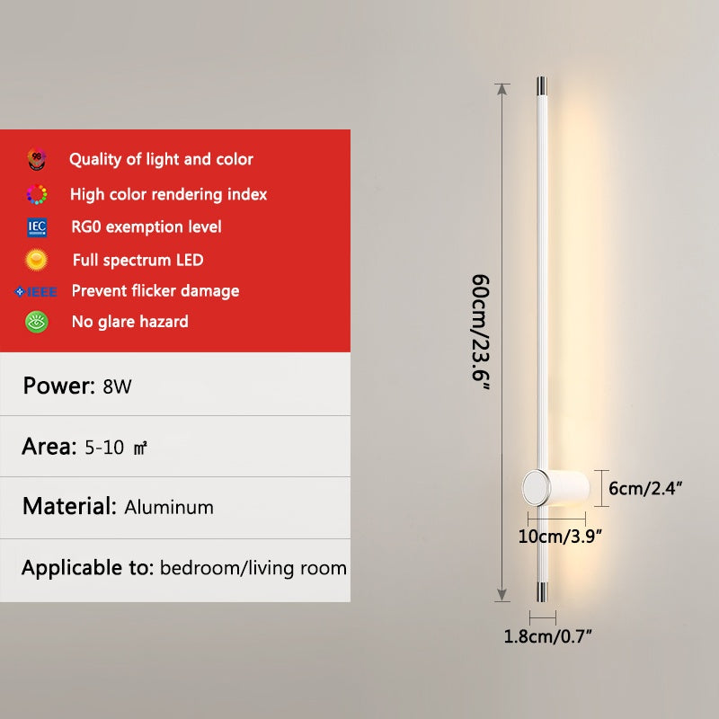 Long Roman Column Wall Lamp